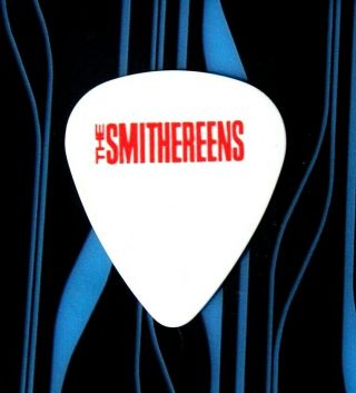 The Smithereens // Jim Babjak Vintage Tour Guitar Pick // White/red