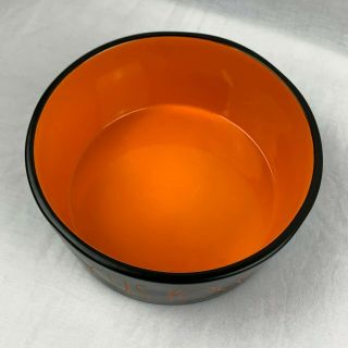 Rae Dunn HOCUS POCUS Halloween Dish Candy Treat Ceramic Bowl Black / Orange 3