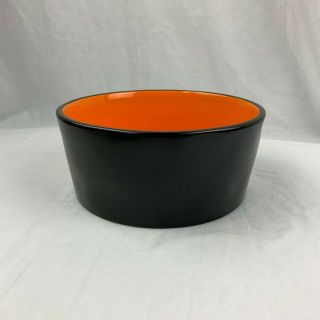 Rae Dunn HOCUS POCUS Halloween Dish Candy Treat Ceramic Bowl Black / Orange 5