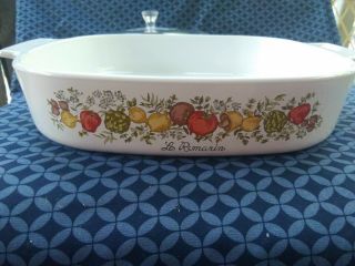 VCorning Ware Spice of Life A - 10 - B Casserole Dish Covered Skillet W/ Lid 10 inch 5