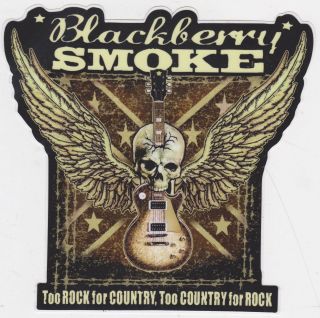 Blackberry Smoke Too Rock For Country - Too Country For Rock Sticker Decal South
