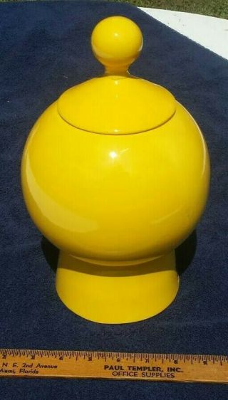 Vintage McCoy 1970 ' s Have A Happy Day Smiley Face Cookie Jar With Lid 5