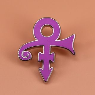 Prince Rogers Nelson Purple Rain Symbol Enamel Pins Lapel Pins Pop Legend Brooch