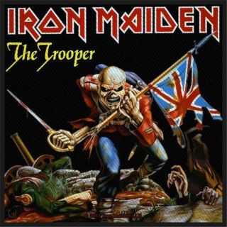 Official Licensed - Iron Maiden - The Trooper Sew On Patch Metal Eddie