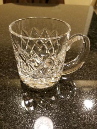 3 " Waterford Crystal Comeragh Pattern Christening Cup Child 