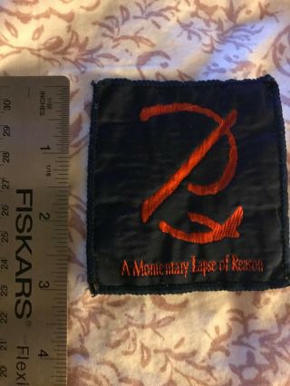 Vintage Rare Pink Floyd A Momentary Lapse Of Reason Sew On Patch