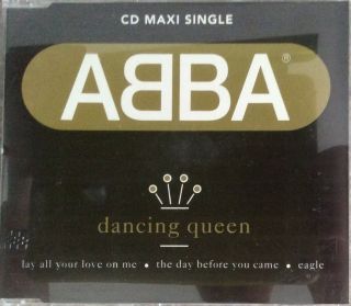 Abba Dancing Queen 4 Track Uk Cd Single 1992 Mamma Mia Eagle Frida Agnetha