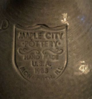 Maple City Pottery hand crafted 6 