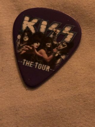 Kiss Tour Guitar Pick Live Icon Eric Singer Rock Band 8/8/12 Englewood Colorado