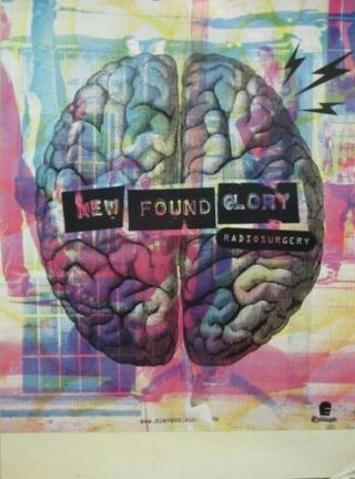Found Glory 2011 Radio Surgery Promotional Poster Old Stock Flawless