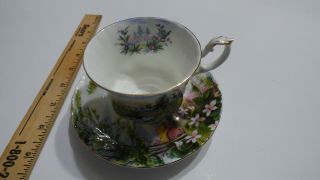 Vintage Royal Albert Bone China Tea Cup & Saucer Set Dovedale Country Scene
