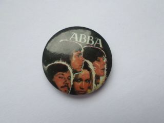 Small Vintage Circa 1970s Abba Badge