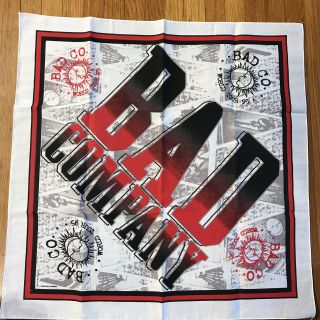 Bad Company 1995 World Headband Concert Tour Rare Htf