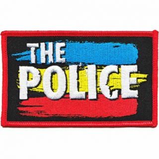 The Police Logo - Embroidered Patch - - Music Band 4162