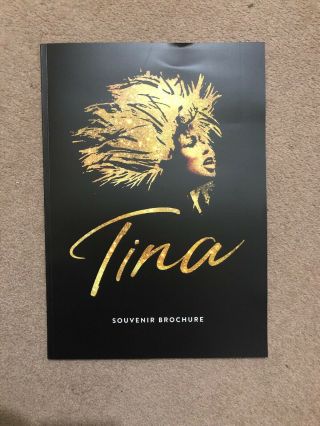 Tina Turner Souvenir Brochure Program 2019 Musical Collectors Item