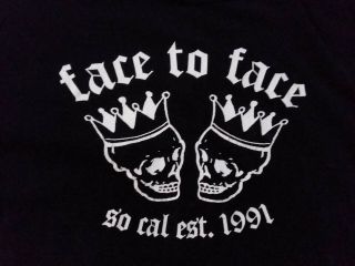 Face To Face Xl 2011 Concert T Shirt Punk Rock Fat Wreck Chords Nofx