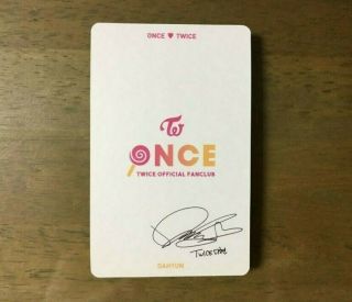 TWICE 1st ONCE Official Photo Card Fanclub Goods - DAHYUN Limited Edition 1pcs 2