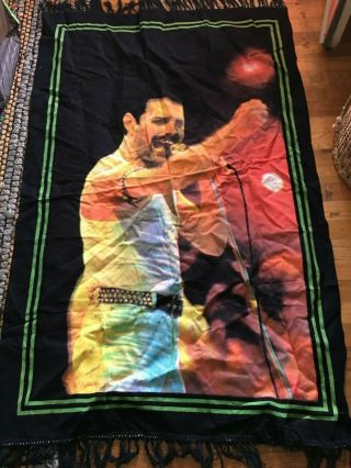 Freddie Mercury Queen Cotton Tapestry Blanket 53 " X 34 " Wall Art