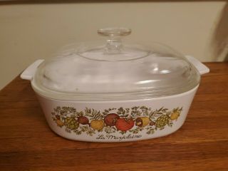 Corning Ware A - 2 - B Spice of Life Le Marjolaine Lid A - 9 - C 2
