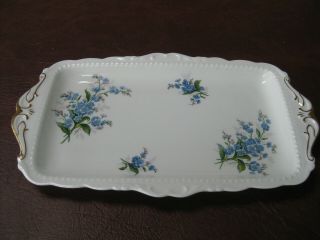 Royal Albert Forget - Me - Not Sandwich Tray