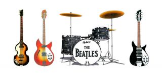 The Beatles’ Gear From The 1965 Shea Stadium Concert Greeting Card,  Dl Size