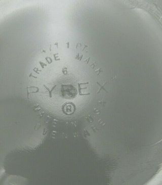 Vintage Pyrex Oval Snowflake Garland Blue Casserole Dish 471 1 Pint w/ Lid 4