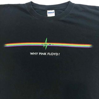 Why Pink Floyd Promo Dark Side Of The Moon Black T - Shirt Sz L