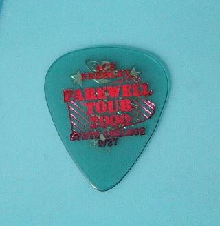 Kiss // Ace Frehley 2000 Farewell Tour Guitar Pick // State College Pa 9/27