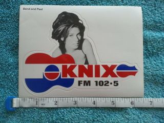 Shania Twain Bumper Sticker Decal Knix Phoenix 102.  5 Radio Rare Music