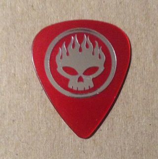 The Offspring Red W/silver Ibanez Guitar Pick