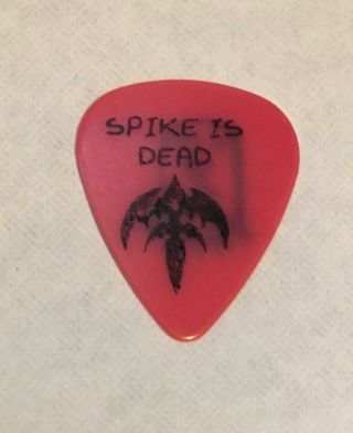 Queensryche - Spike Is Dead Tour Issued Guitar Pick Pink & Black