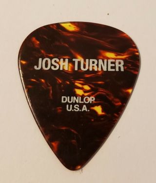 Josh Turner Signature Brown Guitar Pick - 2019 Tour