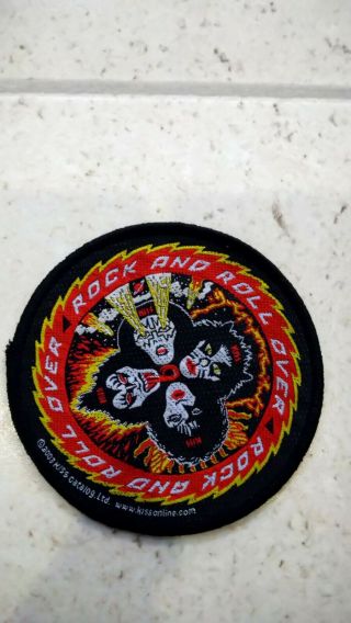 Kiss Rock And Roll Over 2003 Official Patch,  Vintage,  Collectable,  Rare