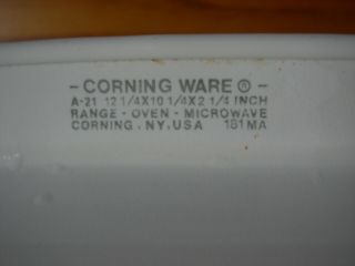 Corning Ware Spice of Life Open Roaster / Lasagna Pan A - 21 3