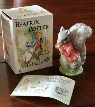 3.  5 " Tall Royal Doulton Beatrix Potter " Timmy Tiptoes” Peter Rabbit Figurine