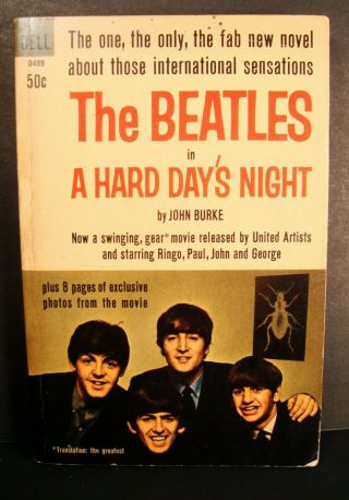 1964 - The Beatles In A Hard Days Night - First Printing Paperback