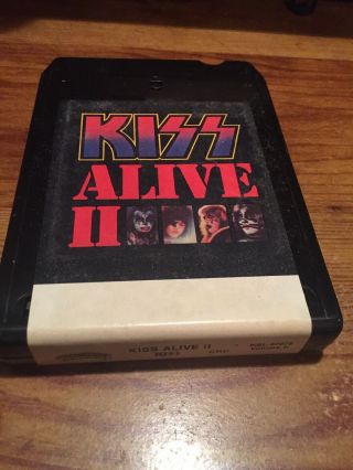 Kiss/ Kiss Alive Ii 1977 Casablanca Records 8 Track Tape