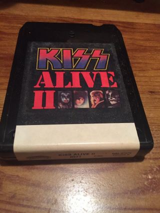 Kiss/ Kiss Alive II 1977 Casablanca Records 8 Track Tape 2