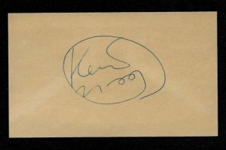 Keith Moon The Who Autograph Reprint On Period 1960s 3x5 Card