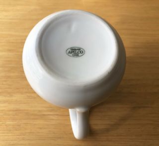APILCO Classic White Porcelain 4 1/2” Creamer Pitcher | FRANCE 5