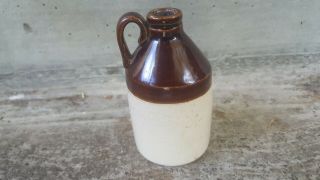 Antique Miniature Stoneware Bottle Jug Souvenir Seattle 2