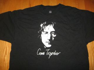 The Beatles John Lennon " Come Together " T - Shirt Xl