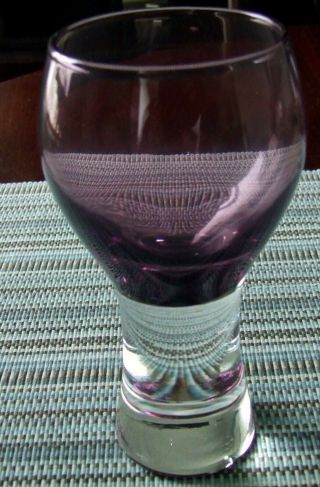 Caithness Canisbay Heather 4 Wine and 2 Sherry Glasses Goblets 2