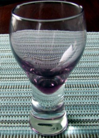 Caithness Canisbay Heather 4 Wine and 2 Sherry Glasses Goblets 3