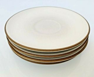 Set Of 4 Vintage Heath 6 Inch Saucer Plates Ceramics Pottery Mid Modern