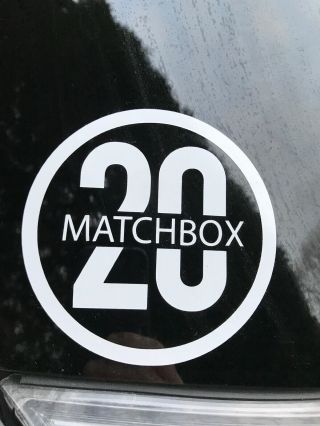 Matchbox Twenty 20 Vinyl Car Decal