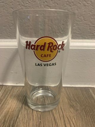 Grab A Piece Of Las Vegas History Hard Rock Cafe Las Vegas Large Pint Glass Cup