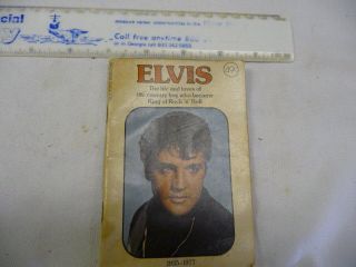 Elvis Presley 1977 Dell Purse Book - Life And Loves Of The Country Boy 1935 - 1977
