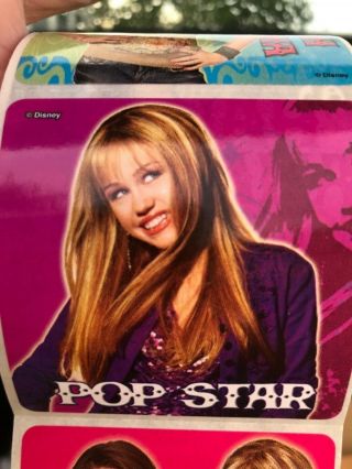 Hannah Montana Roll Of Stickers