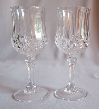 2 Sherry Glasses Goblets Cristal D 